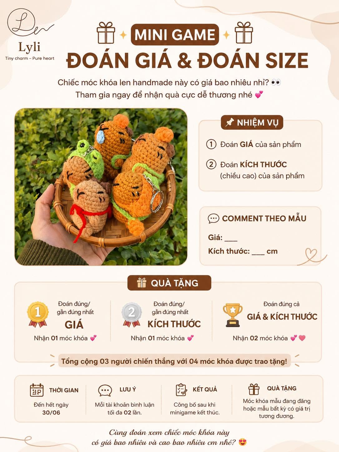 Mini Game Đoán Giá & Đoán Size